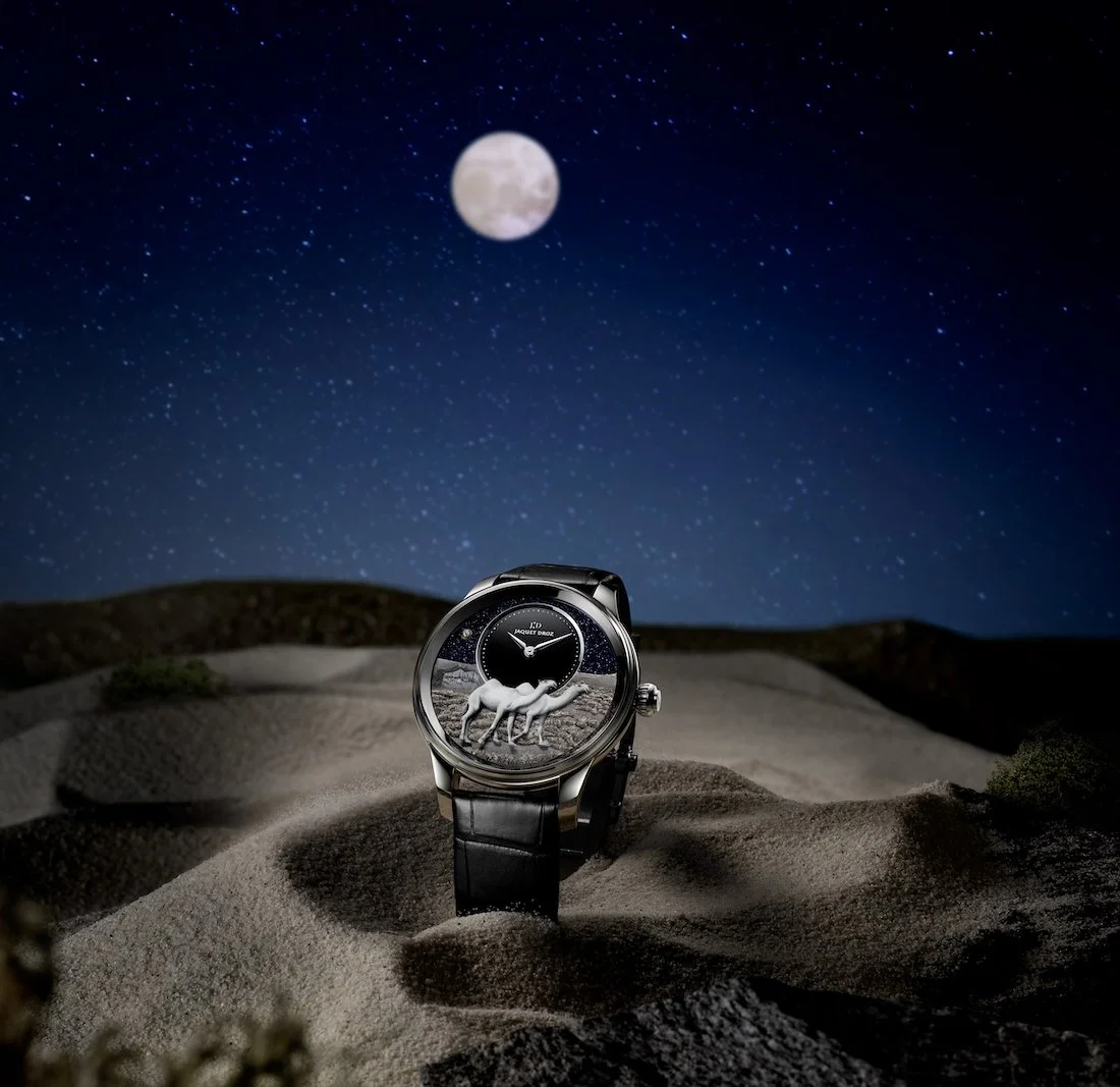 Introducing: Jaquet Droz Petite Heure Minute Platinum Camels